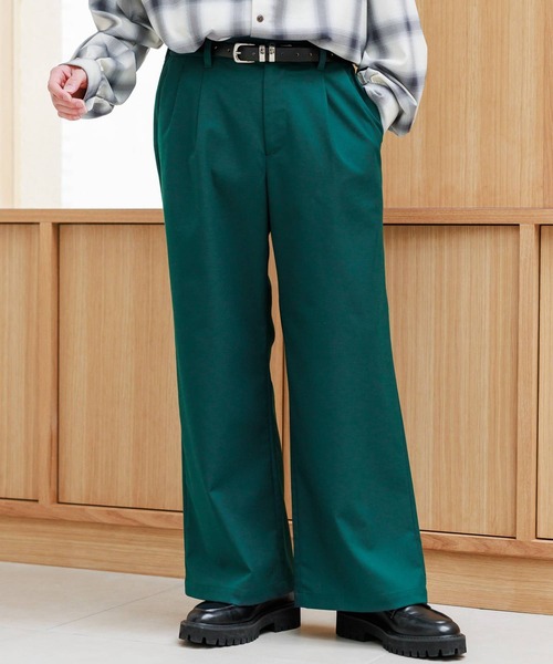 80s 90s HAGGAR USA製 ワイドストレート スラックス スタプレ 80s 90s HAGGAR USA製 ワイドストレート スラックス スタプレ パンツ