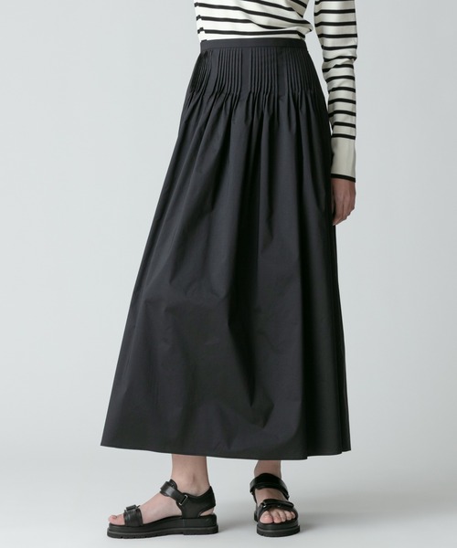 アルアバイル　ギャザースカート allureville（アルアバイル） スカート タフタピンタックギャザー