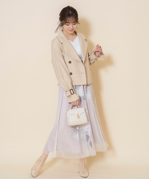 WILLSELECTION（ウィルセレクション） トレンチコート コート ギャザー