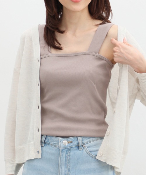 Honeys（ハニーズ） タンクトップ ノースリーブ ベアタンクトップ