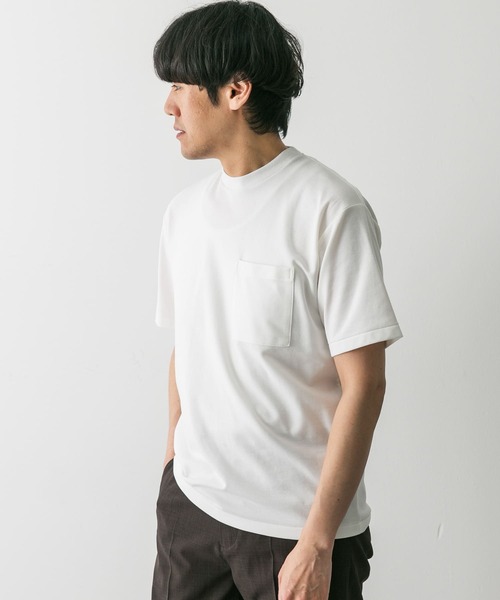 tシャツ Tシャツ メンズ 「Sサイズ/WEB限定」「イージーケア」ポンチポケットショートスリーブTシャツ｜zozo｜07