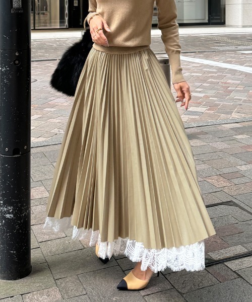 スカート 合皮プリーツスカート : ZOZOTOWN Yahoo!店 - 通販 - Yahoo