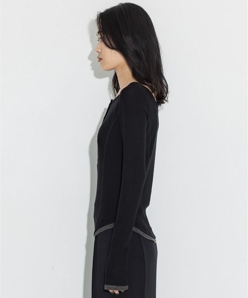 STUDIOUS（ステュディオス） ヘンリーネック tシャツ 「STUDIOUS