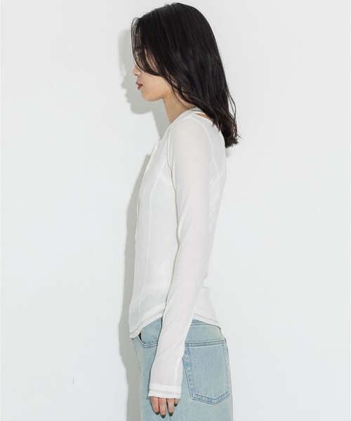 STUDIOUS（ステュディオス） ヘンリーネック tシャツ 「STUDIOUS