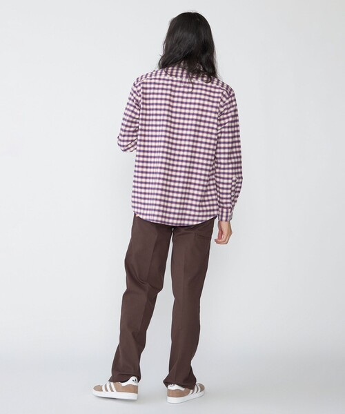 00s~ CHAPS オンブレチェックシャツ ライトネルシャツ キャルトップ CALTOP #2000 LS オンブレ チェック 長袖 フランネル