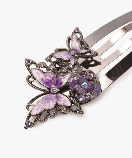 ANNA SUI ヘアクリップ 蝶 薔薇モチーフ : ZOZOTOWN Yahoo!店