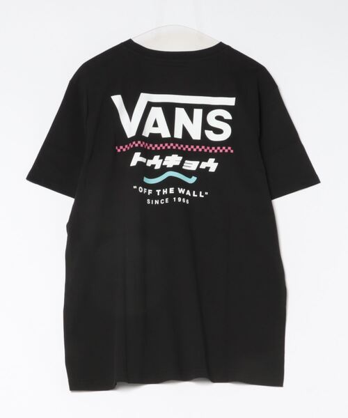 【VANS】 ヴァンズ TOKYO TEE BLACK 国内発送 VANS tシャツ ヴァンズ TOKYO TEE ABC ショートスリーブ