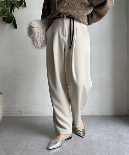 DouDou パンツ ハイウエストパンツ レディース : ZOZOTOWN Yahoo