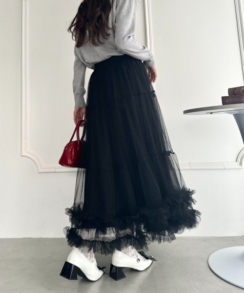 Loueme ロング スカート 「9色展開 /26SS新色ラベンダー追加