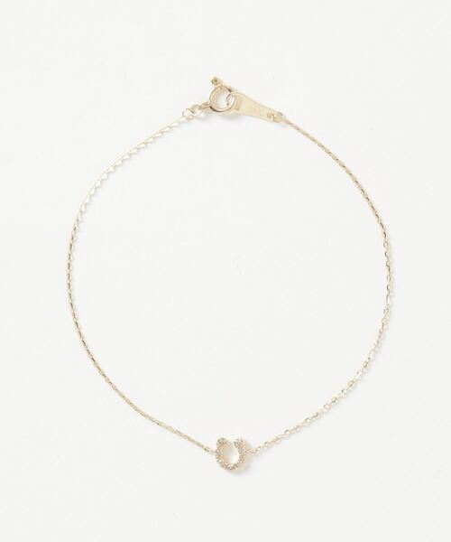 ブレスレット 「Tiny Motif」K10ダイヤモンドブレスレット(0.02ct) レディースの画像