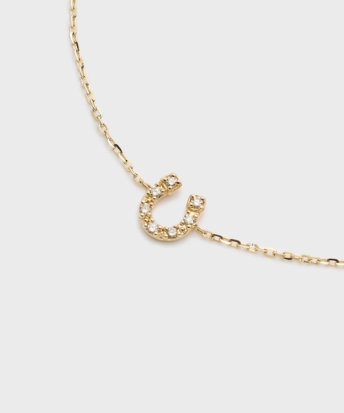 ブレスレット 「Tiny Motif」K10ダイヤモンドブレスレット(0.02ct) レディースの画像