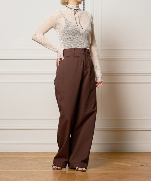 tシャツ IENA LA BOUCLE シュリンクレースカットソー レディース IENA LA BOUCLE tシャツ シュリンクレースカットソー レディース