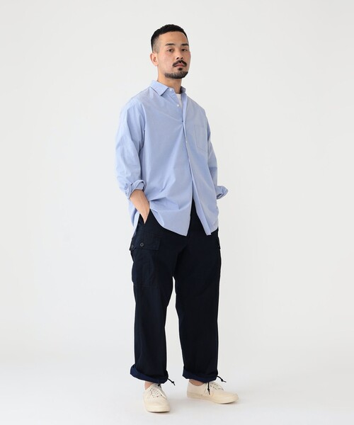 BEAMS+ カーゴパンツ インディゴ リップストップ ミリタリー 6