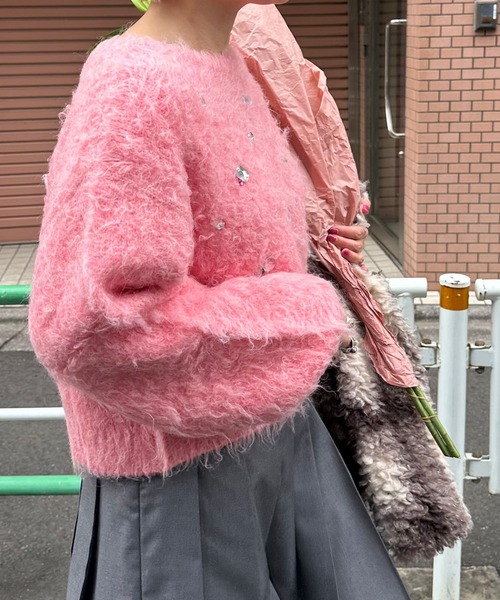 Alley Tokyo ニット セーター 宝石散りばめニット レディース
