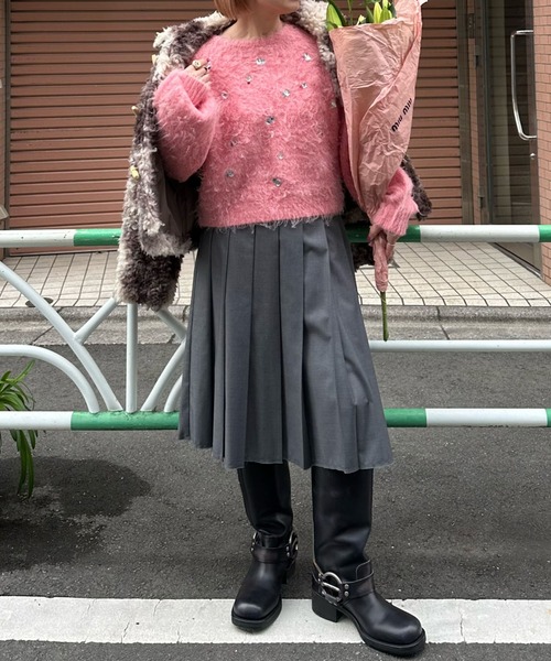 Alley Tokyo ニット セーター 宝石散りばめニット レディース
