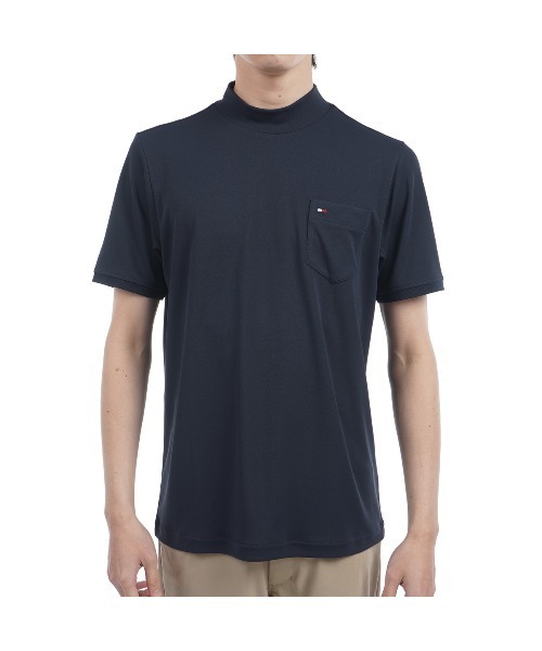 エッセンシャル 半袖モックネックシャツ メンズ TOMMY HILFIGER GOLF エッセンシャル 半袖モックネックシャツ