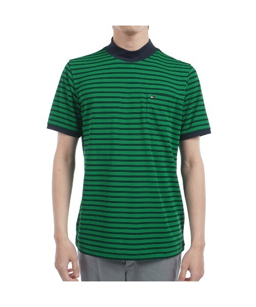 エッセンシャル 半袖モックネックシャツ メンズ TOMMY HILFIGER GOLF エッセンシャル 半袖モックネックシャツ