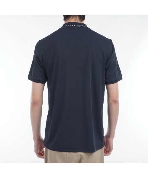 エッセンシャル 半袖モックネックシャツ メンズ TOMMY HILFIGER GOLF エッセンシャル 半袖モックネックシャツ