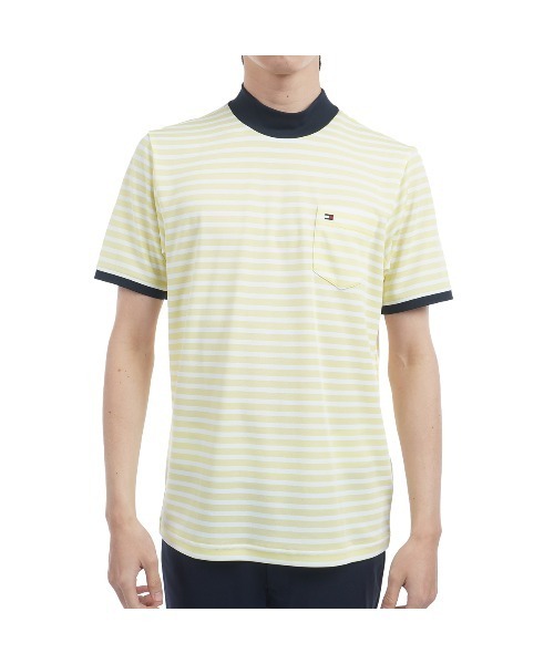 エッセンシャル 半袖モックネックシャツ メンズ TOMMY HILFIGER GOLF エッセンシャル 半袖モックネックシャツ