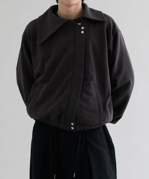 ブルゾン アウター 「EPNK」Asymmetry collar blouson 