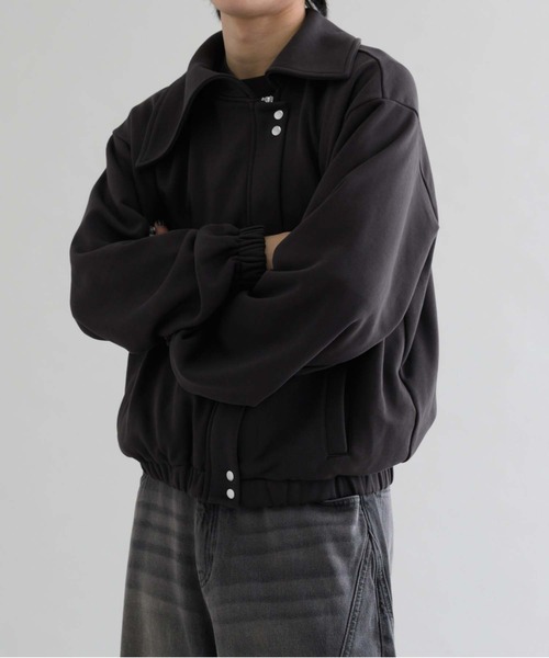 ブルゾン アウター 「EPNK」Asymmetry collar blouson 