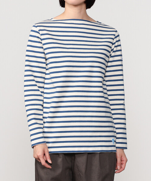 tシャツ ORCIVAL | コットンロード フレンチバスクシャツ WOMEN レディース ORCIVAL tシャツ | コットンロード フレンチバスクシャツ WOMEN