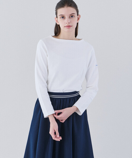 tシャツ ORCIVAL | コットンロード フレンチバスクシャツ WOMEN レディース ORCIVAL tシャツ | コットンロード フレンチバスクシャツ WOMEN