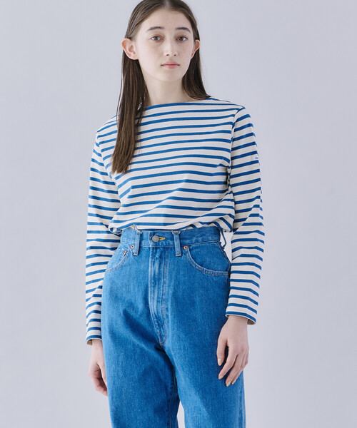 ORCIVAL tシャツ | コットンロード フレンチバスクシャツ WOMEN