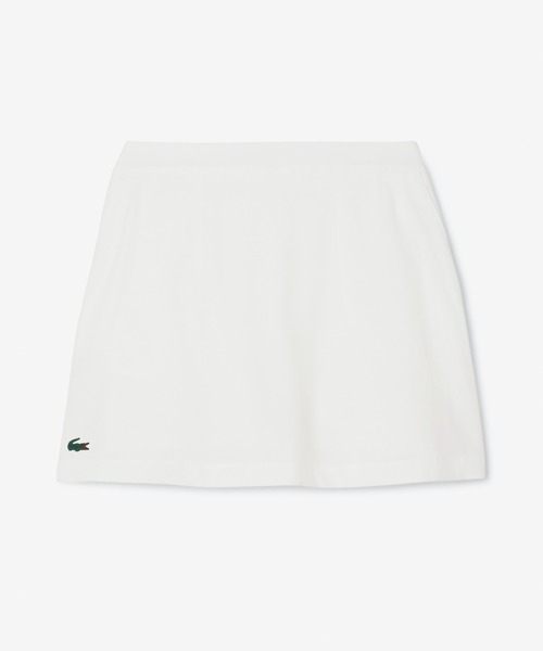 Lacoste ホワイト プリーツミニスカート（XS）（ラコステ