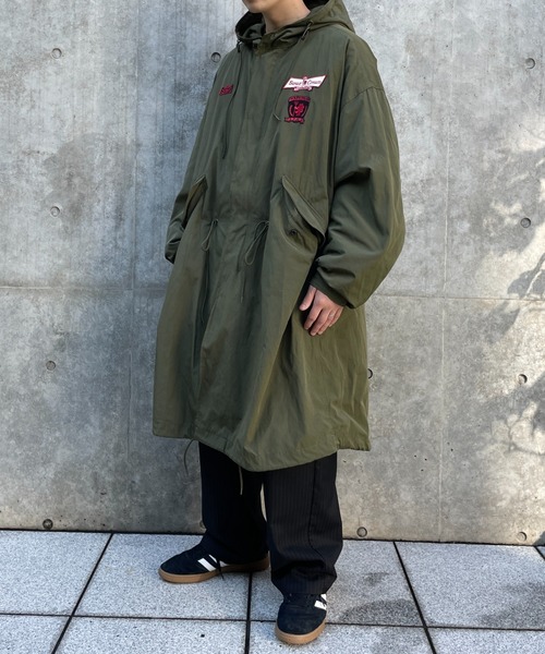 「WHO'S WHO gallery」 「SOURCREAM」モッズコート FREE カーキ メンズ_画像2