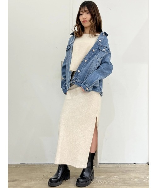 【新品タグ付き】GAPリネンブレンドミディスカート Gap公式オンラインストア | リネンブレンド ミディスカート