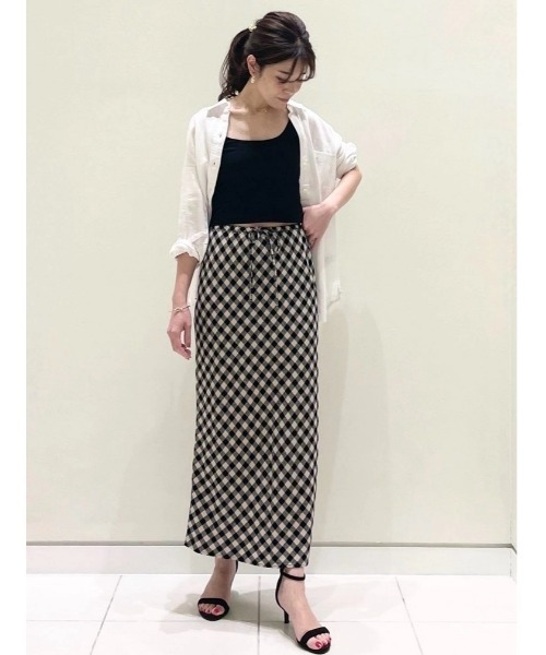 【新品タグ付き】GAPリネンブレンドミディスカート GAP スカート リネンブレンドスリットミディスカート : ZOZOTOWN