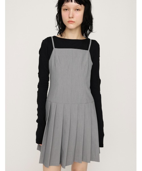 SLY ワンピース PLEATS CAMI S/OP プリーツ キャミ ショート