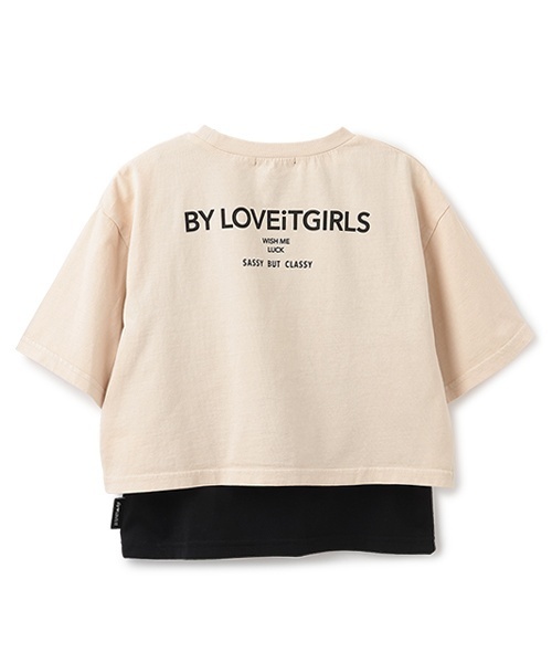 by LOVEiT tシャツ ピグメントレタードセット キッズ 子供服