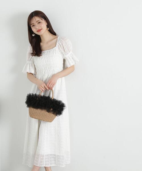 【新品未使用】BODYLINE ワンピース PROPORTION BODY DRESSING ワンピース 「E」シャーリング刺繍