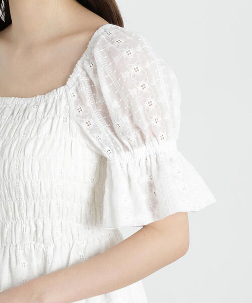 PROPORTION BODY DRESSING ワンピース 「E」シャーリング刺繍