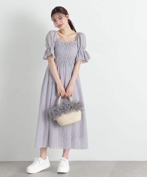 【新品未使用】BODYLINE ワンピース PROPORTION BODY DRESSING ワンピース 「E」シャーリング刺繍