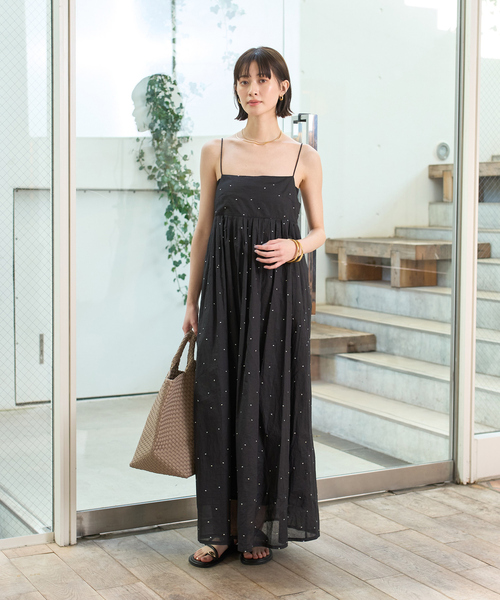   クロスフロント ドット ワンピース ドレス LAUREN RALPH ワンピース ポルカドット ツイストフロント