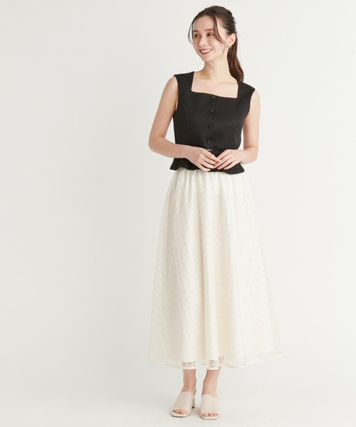 CELFORD ジレ CELFORD｜【限定カラーあり】ジレ&チュールスカート | Rakuten