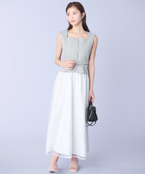 CELFORD ジレ CELFORD ワンピース ジレ＆チュールスカート : ZOZOTOWN Yahoo