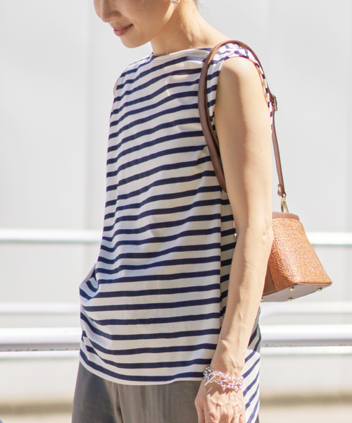 イエナ　IENA sese ボーダー　カットソー　トップス　Tシャツ IENA tシャツ SESE ボーダープリントプルオーバー レディース