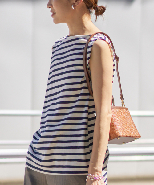 イエナ　IENA sese ボーダー　カットソー　トップス　Tシャツ IENA tシャツ SESE ボーダープリントプルオーバー レディース