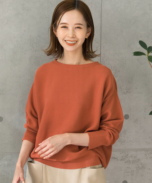 「URBAN RESEARCH ROSSO」 長袖ニット FREE オレンジ系その他 レディース