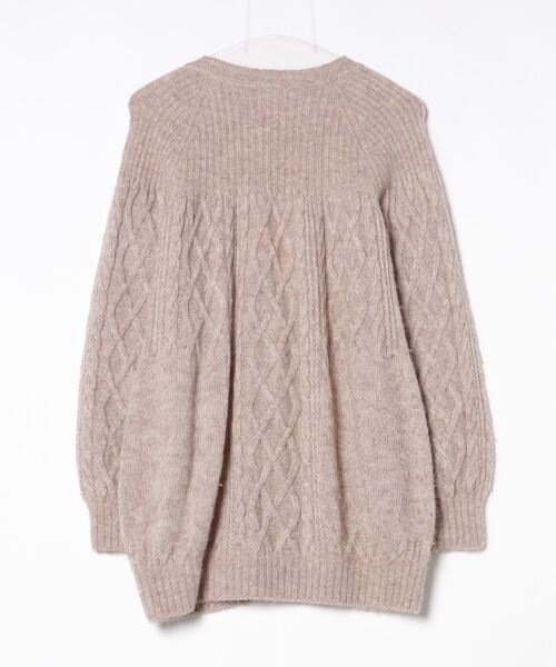 「iliann loeb」 ニットカーディガン FREE ベージュ レディース_画像2