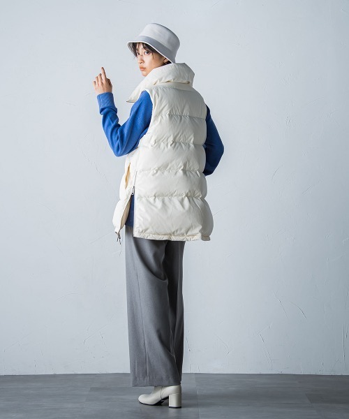 「MAYSON GREY」 ダウンベスト S オフホワイト レディース_画像5
