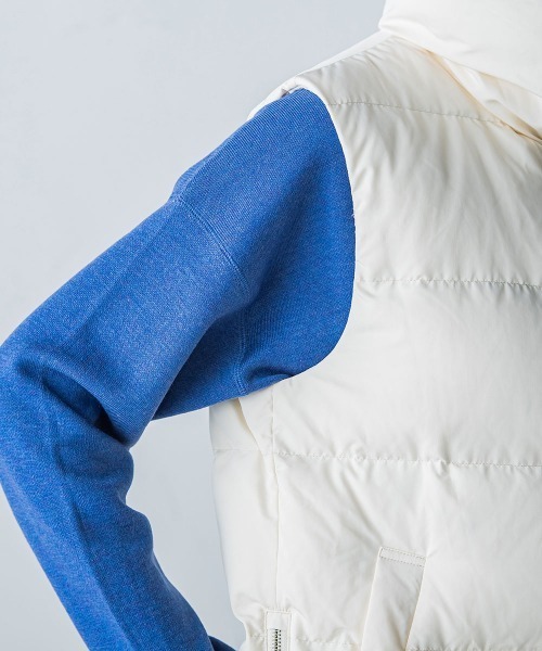 「MAYSON GREY」 ダウンベスト S オフホワイト レディース_画像9