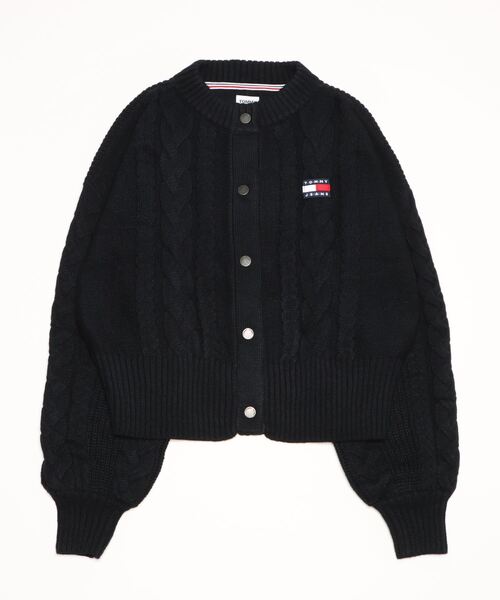 【新品未使用】 JEANS トミージーンズ　ニット　カーディガン 2点でさらに10％OFF】リラックスバッジマルチツイストカーディガン