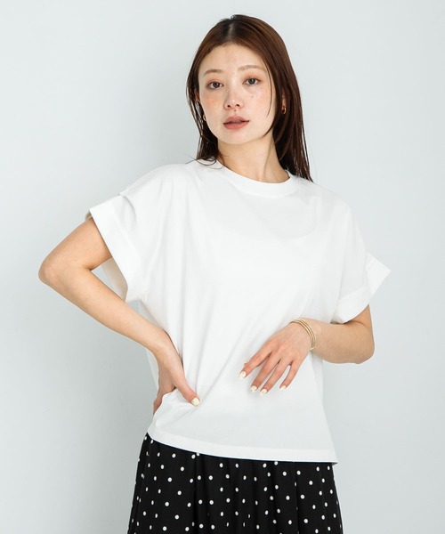 tシャツ フレンチスリーブタックプルオーバー レディース フレンチスリーブタックプルオーバー/AMERICAN HOLIC