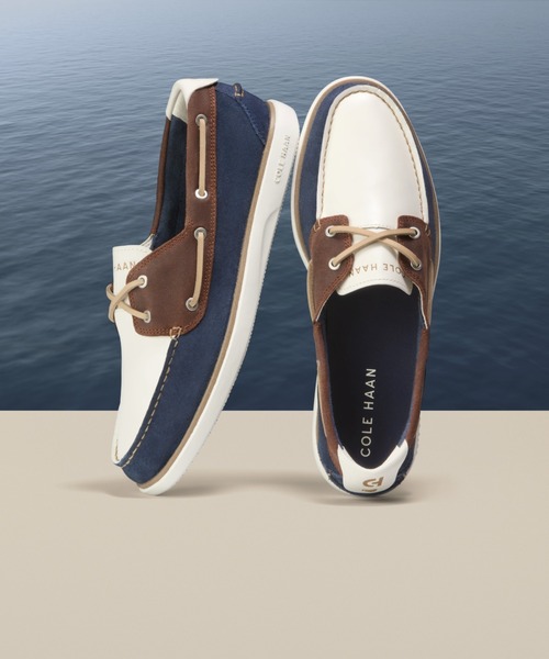 新品級 コールハーン デッキシューズ 革靴 黒 茶色 ローファー 美品 COLE HAAN コールハーン ローファー ブラウン 茶 レザーシューズ