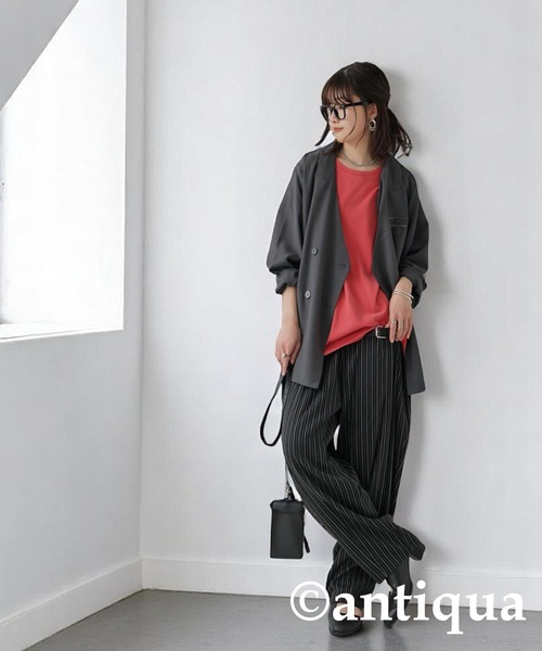antiqua tシャツ アシッドウォッシュTシャツ レディース